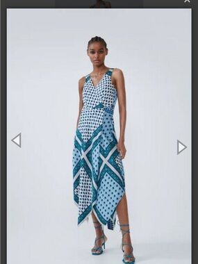 Zara Midi wrap dress